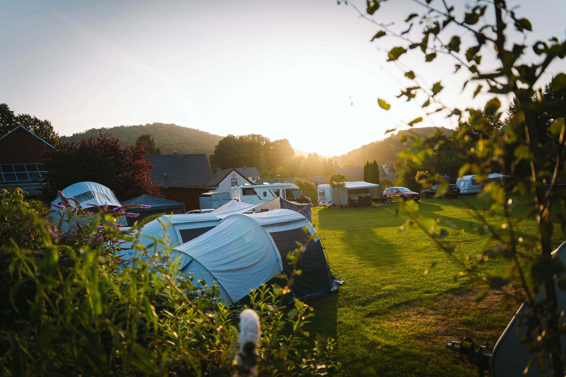 Camping im Grünen